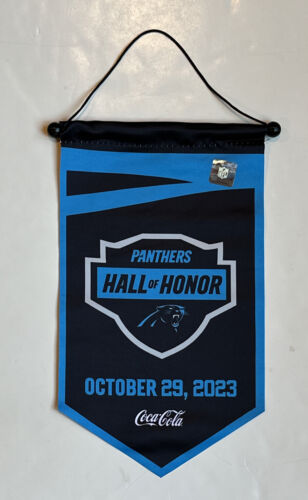CAROLINA PANTHERS Hall of Honor Banner PEPPERS MUHAMMAD Induction 10/29/23 - Picture 1 of 2