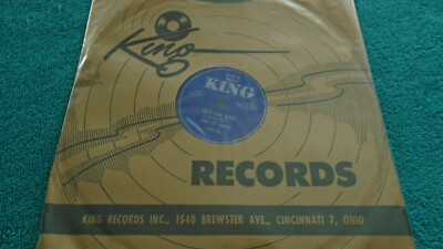 N-NOS 78 Ivory Joe Hunter King 4443 She's Gone Blues Stop Rockin' That Train