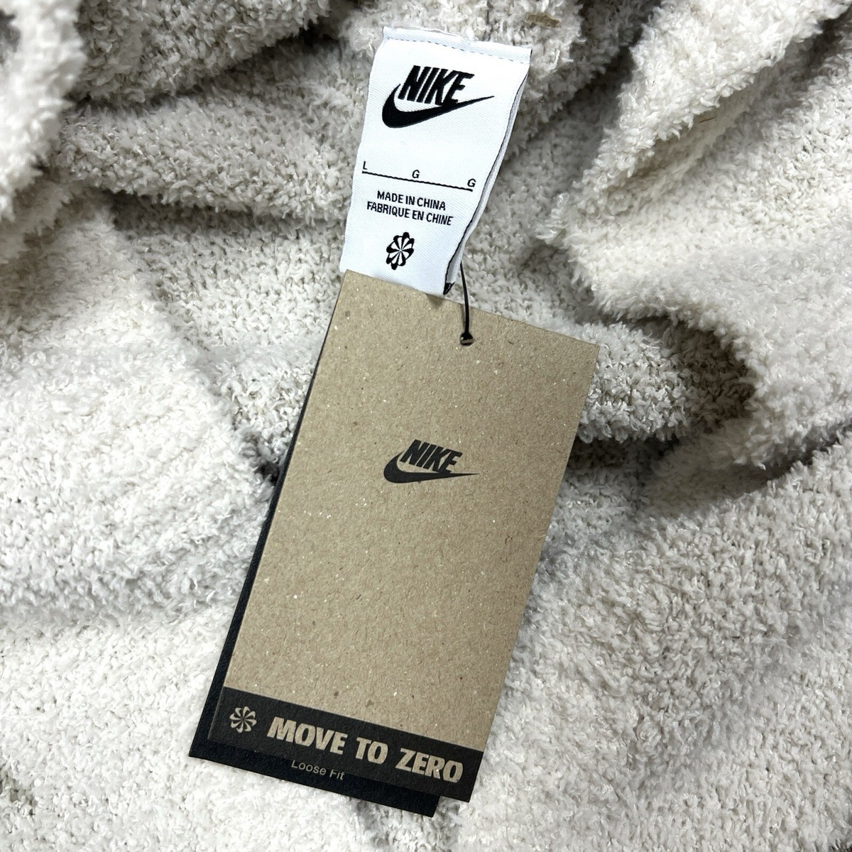 Nike Phoenix Cozy Bouclé Long Knit Cardigan Cream FD4282 105