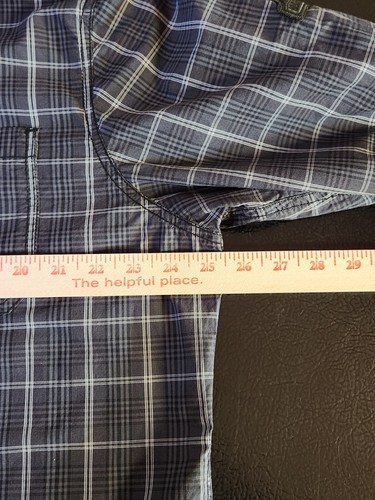 Harley Davidson Shirt Mens 2XL Long Sleeve Button Up Grey Plaid Motor Biker - Picture 7 of 8