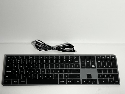 Satechi Slim X3 Bluetooth Backlit Keyboard Numeric Keypad Illuminated Key #E11 - Picture 5 of 19