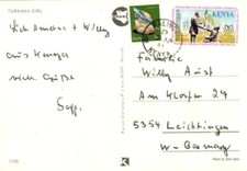 Nude TURKANA WOMAN, Kenya; Indigenous Dress; Neck Ornaments; Bare Breasted