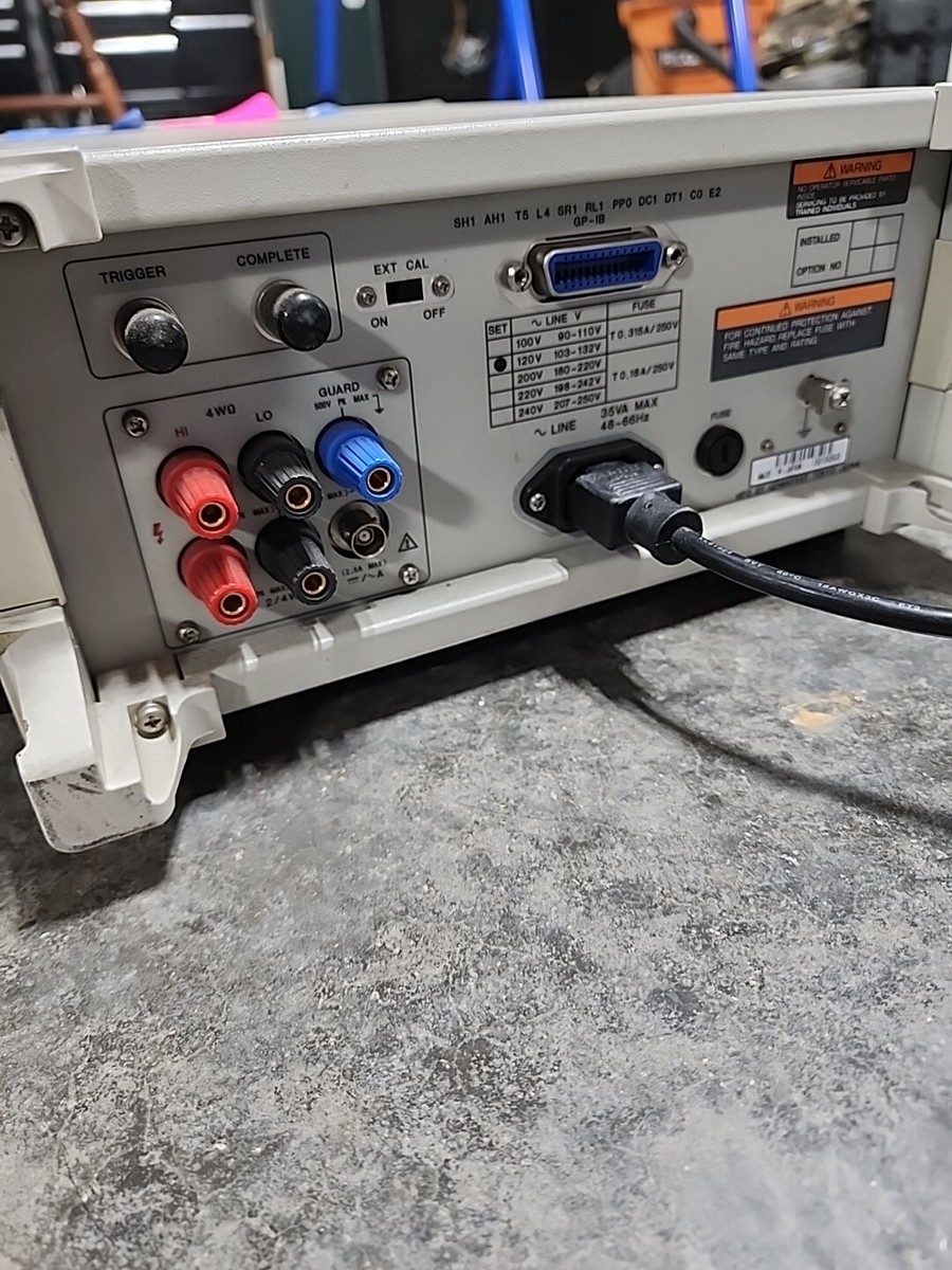 Advantest R6871E Digital Multimeter CLEAN UNIT TESTED | eBay
