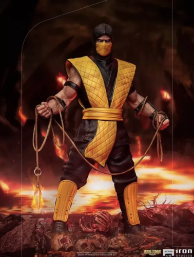 Iron Studios Mortal Kombat The Scorpion 1/10 Scale Statue - Picture 2 of 3