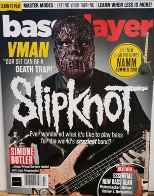 Bass Player Oct 2019 Slipknot Simone Butler Rickenbacker  FREE SHIPPING CB