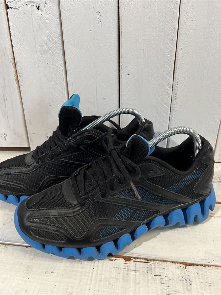 flotante Pino Dando Reebok Zig Tech Men&#039;s Athletic Sneaker Running Training US 6 023501  Black / Blue | eBay
