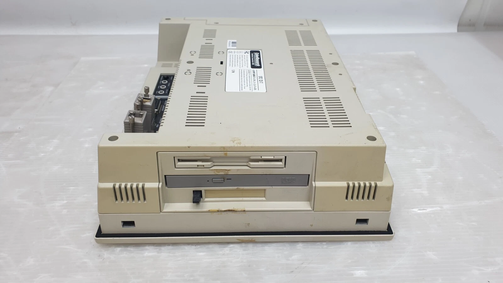 STC 12-T from the drive bay end, showing floppy and optical drives
