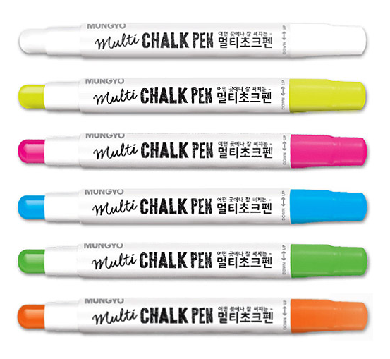 Mungyo Korea Multi Chalk Pen Erase With Water Color