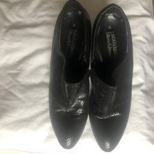 Scarpe stivaletti Russell And Bromley Aquatalia EU 41 UK 8 nero stampa serpente tacco
