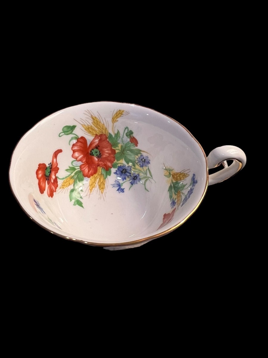 日*0様 【激レア】Chelsea Tea OP チェリッシュティー Vintage Royal Chelsea Wheat & Floral Collectible Replacement Tea