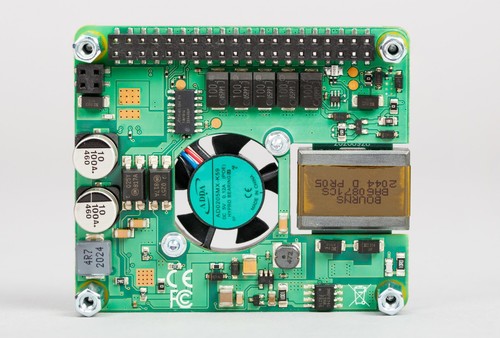 Raspberry Pi PoE+ HAT for Raspberry Pi 4B/3B+ W/Controllable Brushless Fan DC 5V - Picture 3 of 3