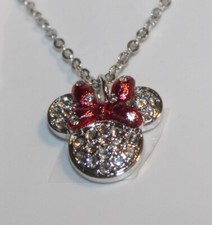 New Disney Arribas Brothers Swarovski Crystal Minnie Mouse necklace