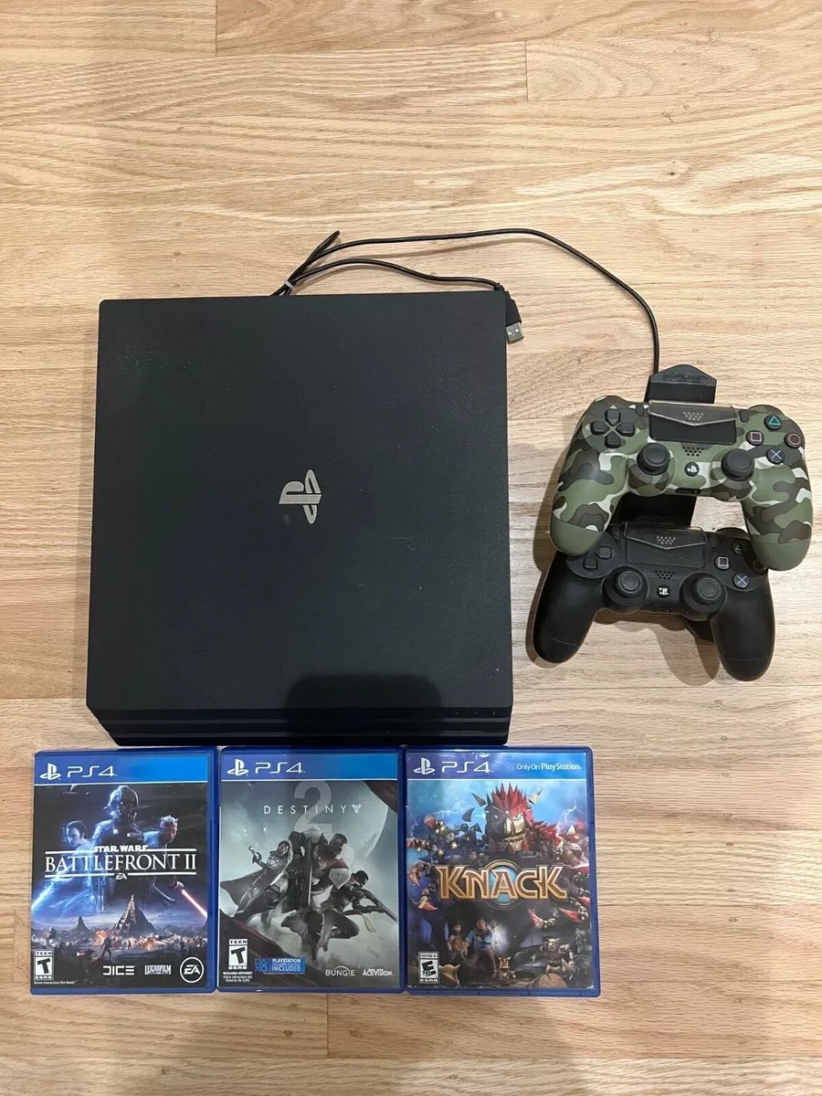 PS4 Pro 2 controllers charging stand Knack Destiny 2 Battle Front 2