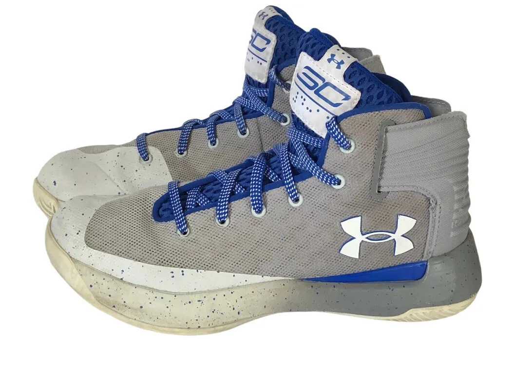Under Armour High top Basketball Shoes Boys 5 Y Wardell SC Blue