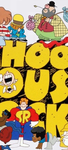 KOSZULKA SCHOOLHOUSE ROCK KRESKÓWKA HANNA BARBERA EKSKLUZYWNY DESIGN SCHOOL - Zdjęcie 2 z 4