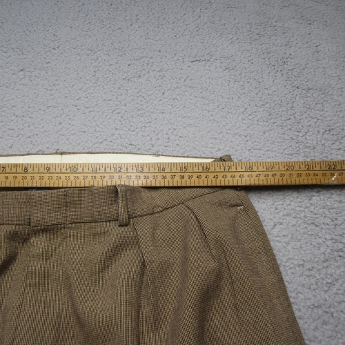 Pantalone Polo Ralph Lauren vintage uomo 36 marrone plissettato caccia chino preppy - Foto 3 di 14