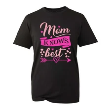 Mom Knows Best T-Shirt Happy Mother's Day Mother Birthday Gift Mother's Day Tops