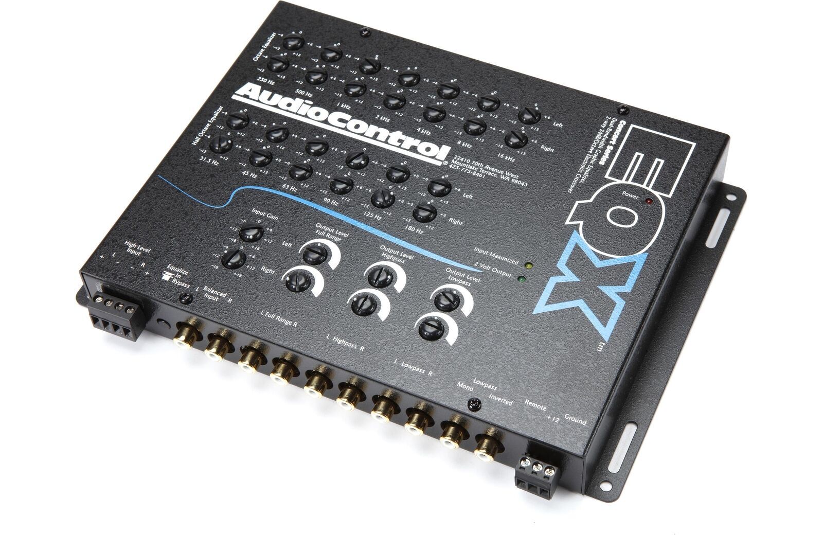 AudioControl EQL 2-Channel Trunk Mount Equalizer - Black for AudioControl EQL 2-Channel Trunk Mount Equalizer - Black for