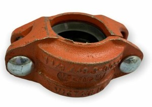 Lot 4 VICTAULIC 1 1/2 /48.3 005H Flex Rigid Grooved End Pipe Coupling Fitting