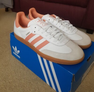 ADIDAS SAMBA OG W WHITE/CLAY/PINK SIZES 7.5 8.5 9 9.5