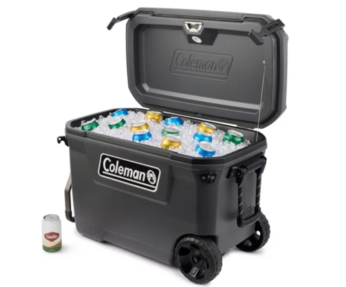 Colemans Convoy 65QT Wheeled Cool Box Camping Holiday Caravan Picnic - Picture 2 of 6