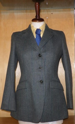 Vintage Fylde Maids Green Tweed Jacket 