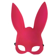 Novelty Giant Adult Deluxe Sexy Bunny Half Mask Hot Pink