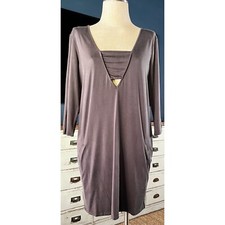 NWT New $148 Anthropologie Dolan Grey Dress Small S
