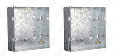 2 x Grid Switch Flush Mounting Boxes - 6 / 8 gang