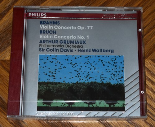 new sealed Brahms Bruch Violin Concerto Grumiaux Philips CD for CIL Ltd ...