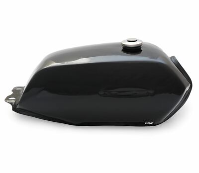 The Manta Cafe Racer Gas / Fuel Tank - Black Motorcycle Retro Scrambler Classic