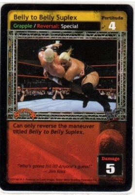 WWE: Belly to Belly Suplex (SS1) [Played] card type Grapple Raw Deal ...
