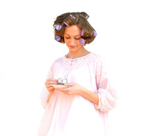 1960s Babydoll Pink Peignoir Set Vintage Texsheen Sheer Chiffon Dress Gown Robe