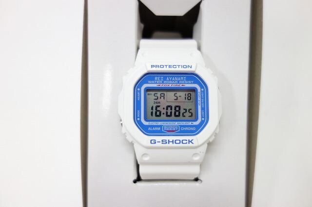 RARE! Evangelion Rei Ayanami × CASIO G-SHOCK DW-5600VT