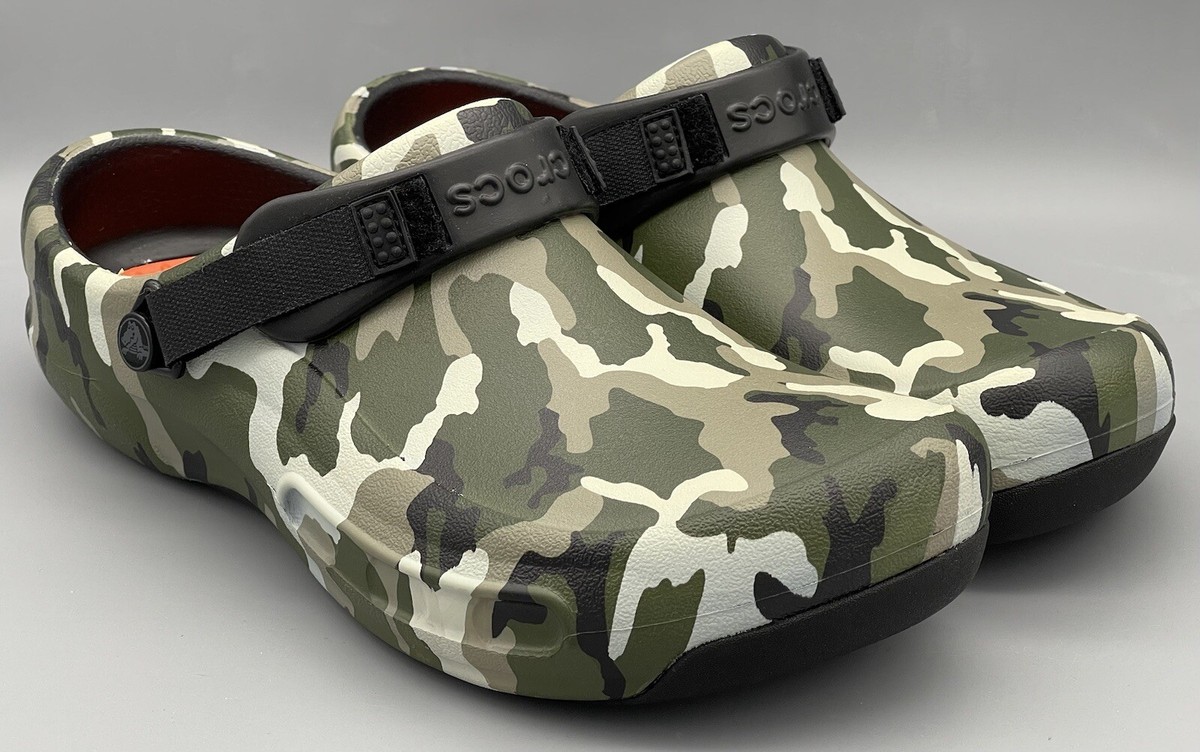 Crocs Slip Resistant Bistro Pro LiteRide Camouflage Camo  display picture 3