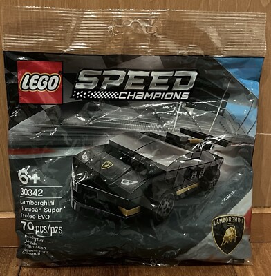 New LEGO Speed Champions Lamborghini Huracan Super Trofeo Set Polybag Car #30342