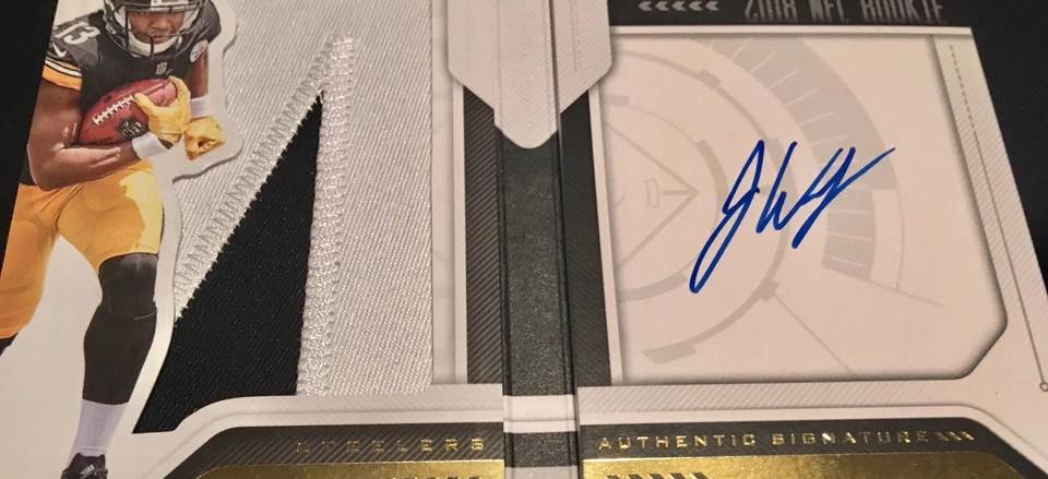 2018 James Washington Playbook RC Auto JSY LETTER “W” #25/99 Booklet RPA BOOK 🔥 - Image 2 of 4