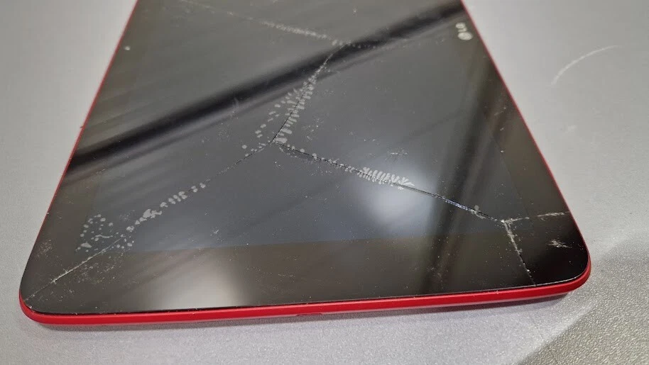 LG-V700 Tablett Wi-Fi Android Broken Display Ohne Charge Nicht Aktiv für Teile - Bild 4 von 4