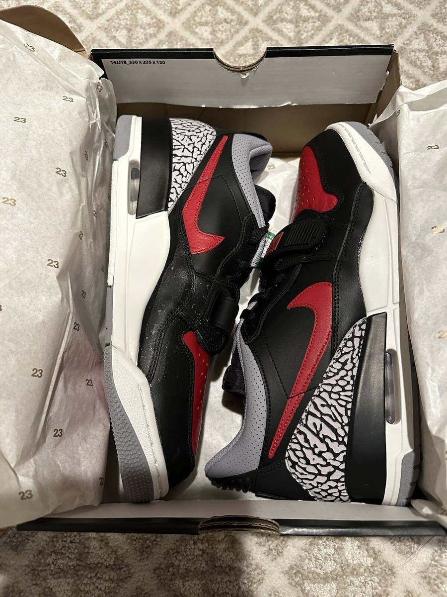 Size 11 Jordan Legacy 312 Low Bred Cement 2019 192499959676|