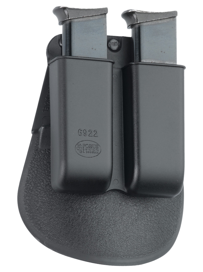 FOBUS PADDLE HOLSTER DOUBLE MAG POUCH SINGLE STACK 22 + CLIP BELT HOLDER .380-image