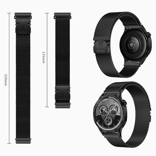 Stainless Steel Mesh Band Quick Release Adjustable Milanese Strap Magnetic Clasp - Picture 2 of 31