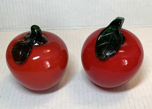 Lot of 8 Vtg Blown Art Glass Mixed Fruits Colorful Figures Home Decorations - Picture 5 of 21