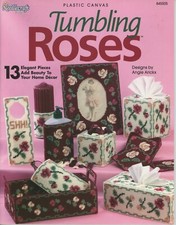 Needlecraft Tumbling Roses 13 Projects Angie Arickx Plastic Canvas Book