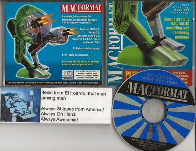 MacFormat CD Edition MF34 Feb 1996 in Jewel Case Very Good Condition