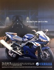 2003 Yamaha R6 Sportbike photo "All They'll Ever See is a Blip" vintage print ad