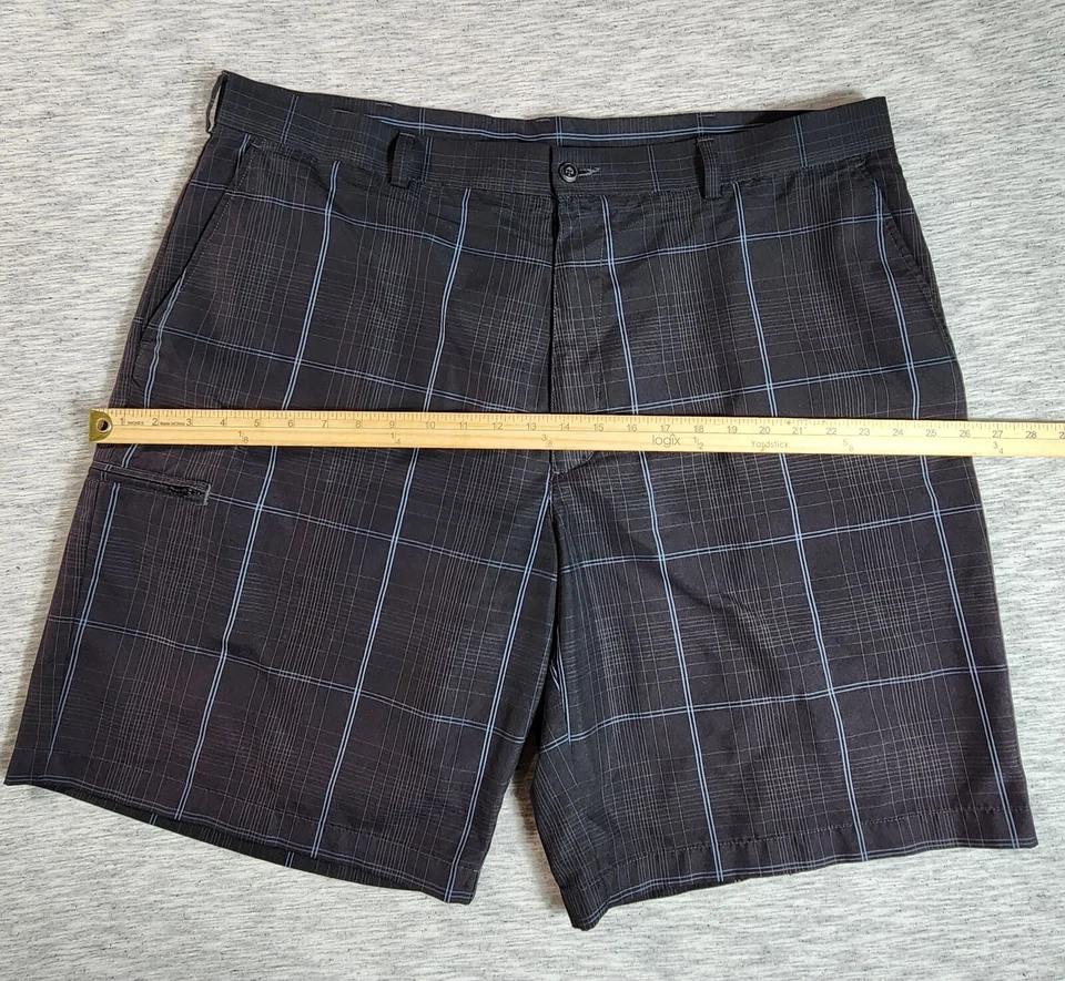 Grand Slam Golf Shorts 42 Men’s Striped Above Knee Lightweight Activewear - Imagem 4 de 4