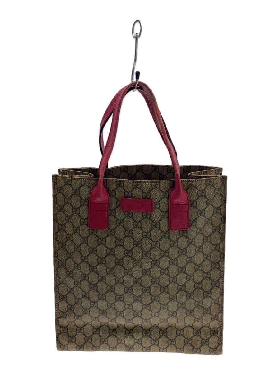 Brown GUCCI GG Plus PVC Tote Bag 91249 | eBay