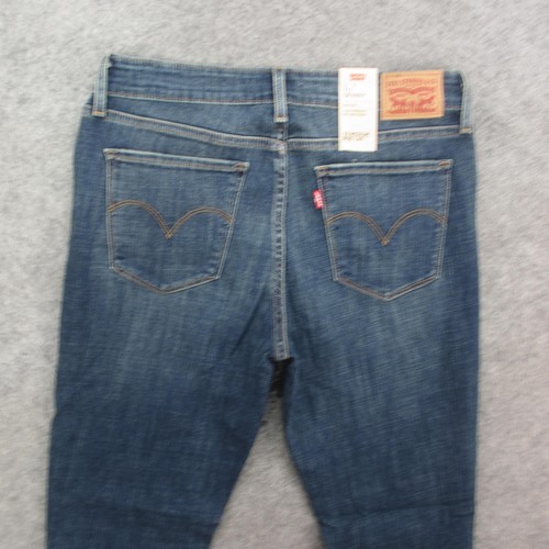 Levis 711 Skinny Jeans Womens 10 Blue Denim Mid Rise W30 L30 NWT 18881-0209 - Picture 8 of 13
