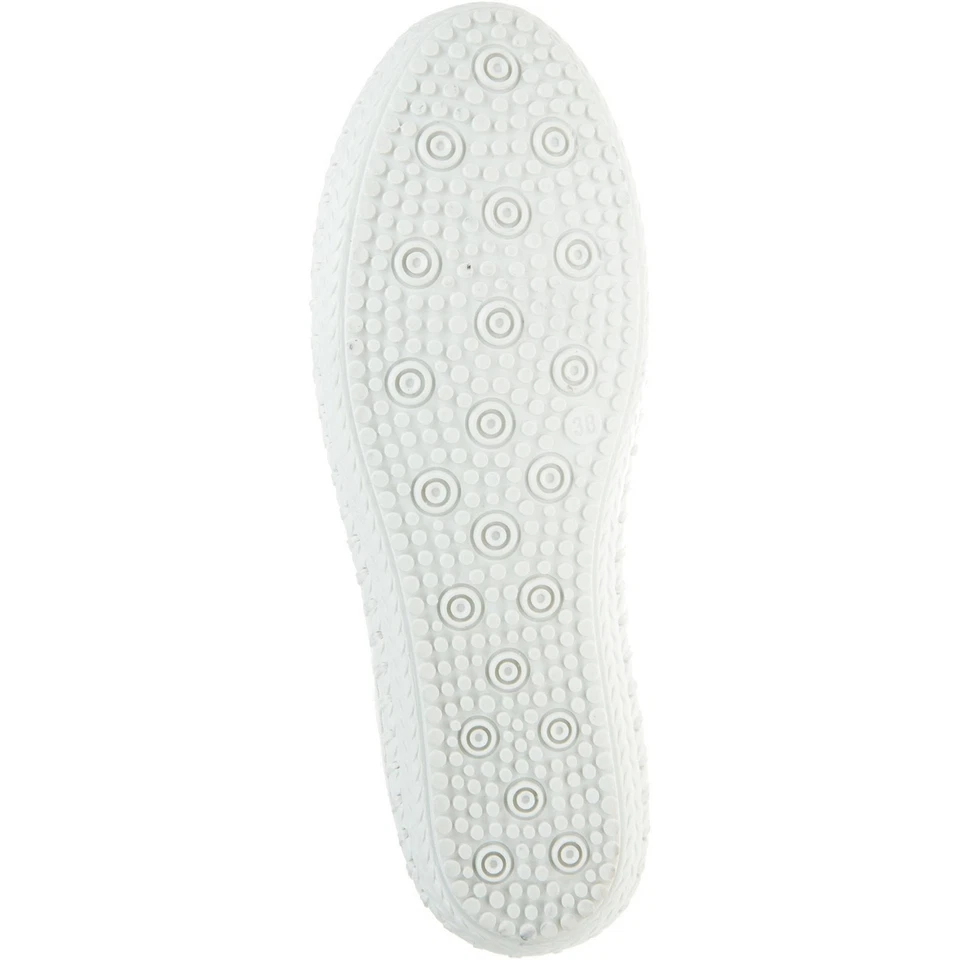 Lunar Womens/Ladies St Ives Metallic Leather Plimsolls (GS769) - Image 4 of 4