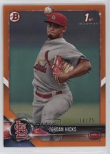 2018 Bowman Prospects Orange 17/25 Jordan Hicks #BP123 12qi